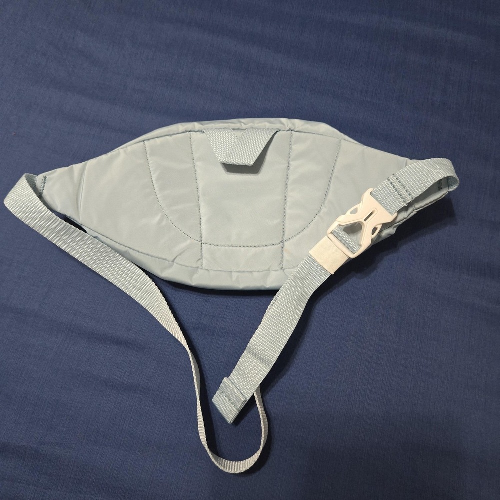 Adidas Waist Bag Unisex OS Light Blue Excellent Trefoil Logo Fanny Pack - Picture 2 of 8